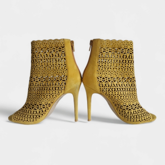 Aldo Cutout Fashion High Heel Open Toe Bootie - Picture 2 of 14